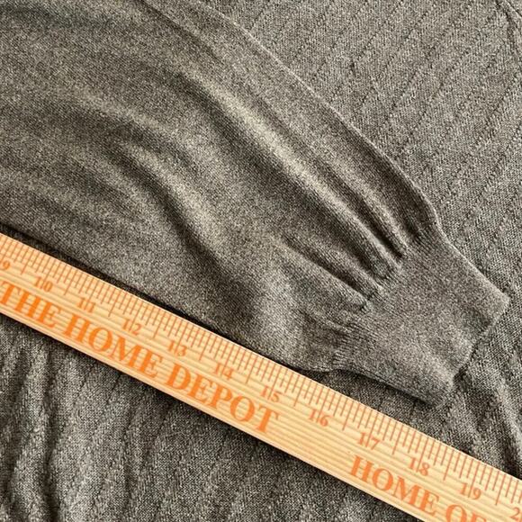 Pronto Uomo Long Sleeve Sweater Men's Large Tan Knit Cotton Blend Made in Italy - Picture 4 of 8